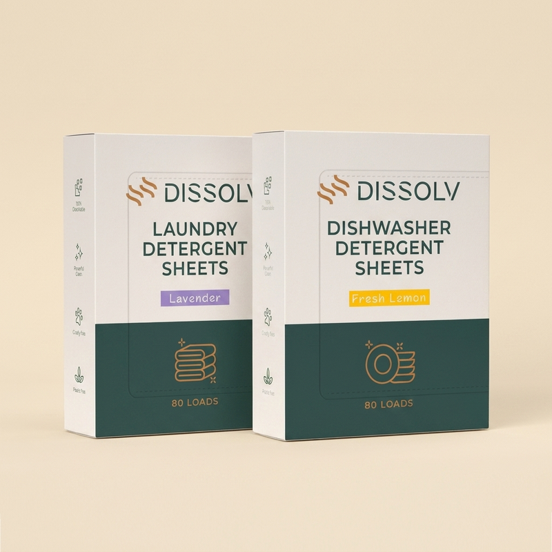 Starter Home Bundle — Laundry and Dishwasher Detergent Sheets