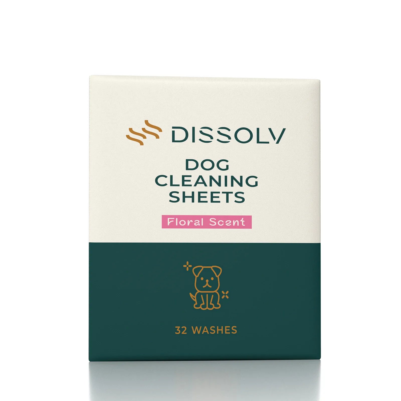 Dissolv dog shampoo sheets — inspired by Luna